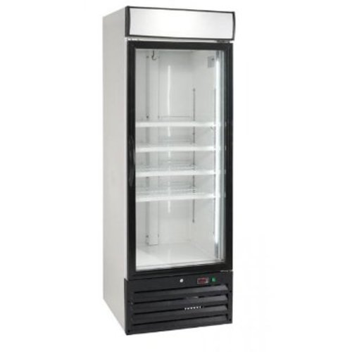  HorecaTraders Freezer with glass door | 444 litres 