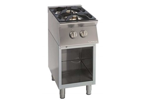  Giorik Cuisinière à gaz ouverte sous le comptoir | 2 brûleurs 