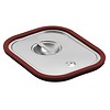 Bartscher Couvercle GN avec bord en silicone | GN 1/4