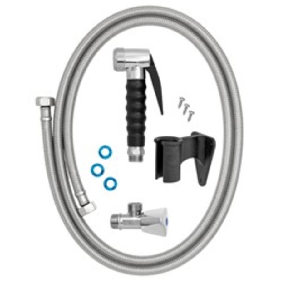Hand shower for combi steamers