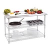 Bartscher Work table with stainless steel worktop | 130x70x90cm