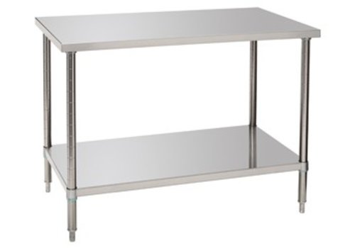  Bartscher Table de travail avec étagère | 120x70x86-90(h) cm 