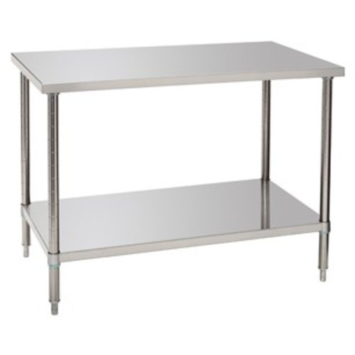  Bartscher Arbeitstisch mit Ablage | 120x70x86-90(h) cm 
