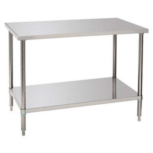  Bartscher Work table with bottom shelf | 120x70x86-90(h) cm 