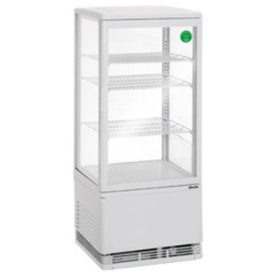 Mini Refrigerated Display Case - 78 Liters - White