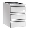 Bartscher Drawer unit | 3 x 1/1 GN | 600 Series