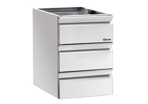  Bartscher Drawer unit | 3 x 1/1 GN | 700 Series 