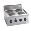 Bartscher Cuisinière électrique | 4 plaques de cuisson