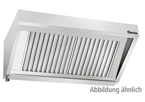  Bartscher Hotte aspirante en acier inoxydable | Sans moteur | 160x90x45 cm 