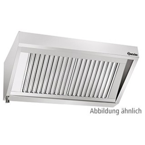  Bartscher Stainless Steel Extractor Hood | Without Engine | 160x90x45cm 