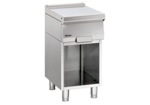 Bartscher Stainless steel work table with open base | 40x70x85 cm 