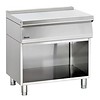 Bartscher Stainless Steel Work Table with Base | 80x70x85 cm