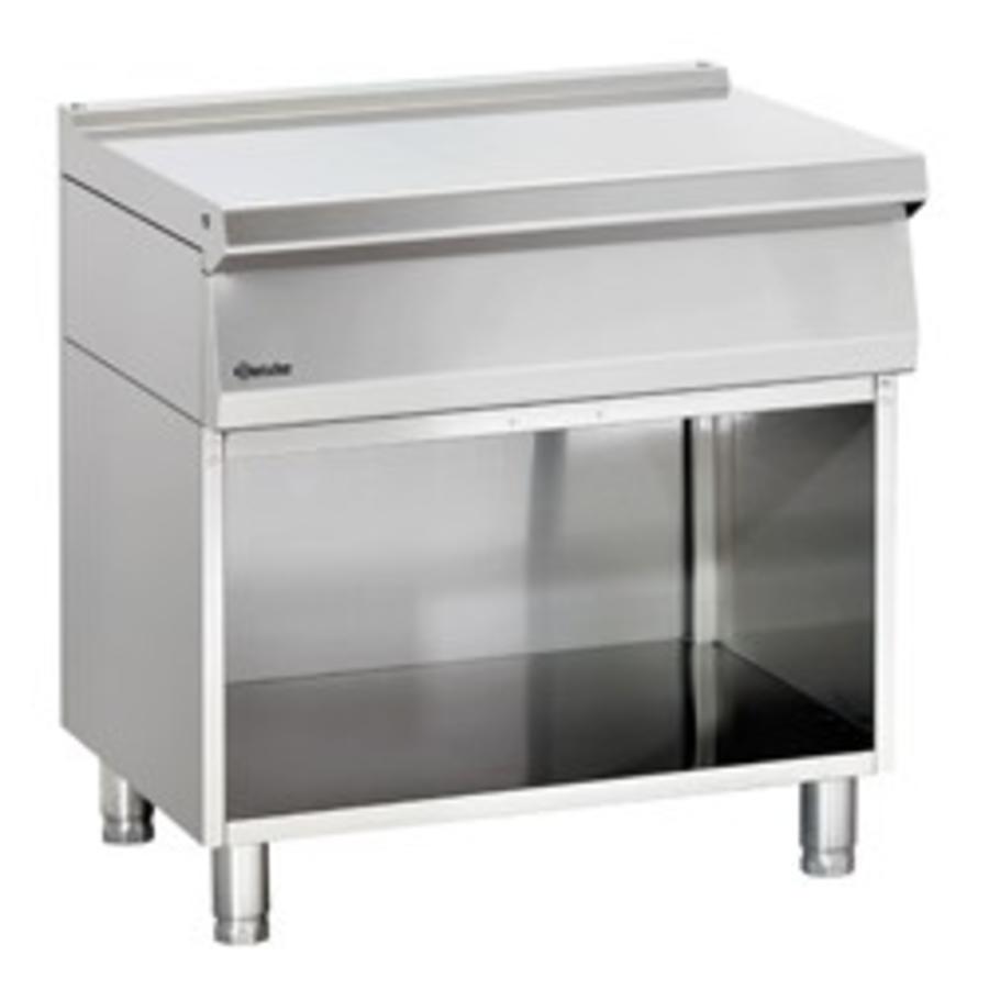 RVS Werktafel met Onderbouw | 80x70x85 cm