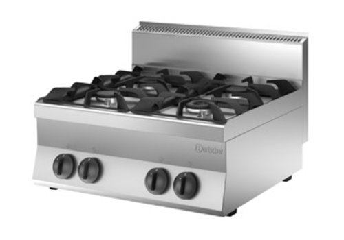  Bartscher Gas cooker without base 18kW | 4 burners 