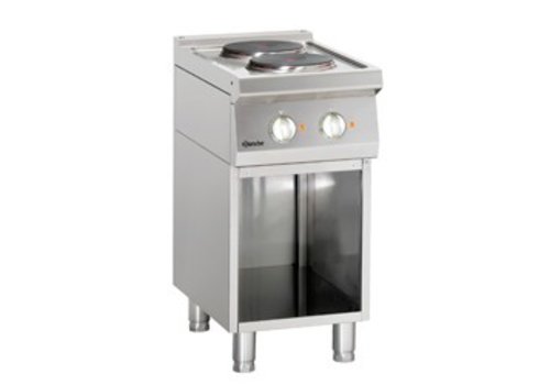  Bartscher Plaque de cuisson électrique à fond ouvert | 2 éléments 