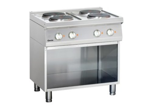  Bartscher Electric stove with open base | 4 hotplates 