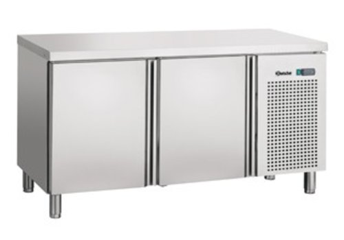  Bartscher Établi réfrigéré refroidi par air en acier inoxydable | 143 x 70 x 85 cm 