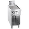 Bartscher Plaque de cuisson à gaz en acier inoxydable avec base | (L) 400 x (P) 700 x (H) 850 mm