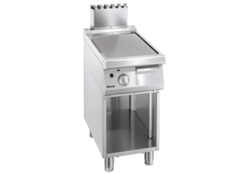  Bartscher Plaque de cuisson à gaz en acier inoxydable avec base | (L) 400 x (P) 700 x (H) 850 mm 