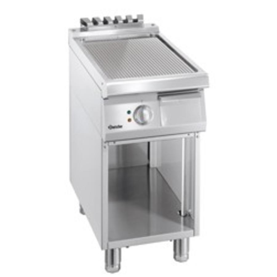 Catering Grill Plate | Ribbed | 40x70x85cm