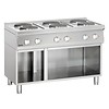 Bartscher electric stove with open base | 6 plates