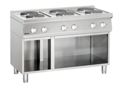  Bartscher cuisinière électrique à fond ouvert | 6 assiettes 