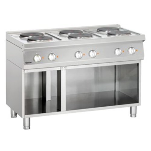  Bartscher cuisinière électrique à fond ouvert | 6 assiettes 