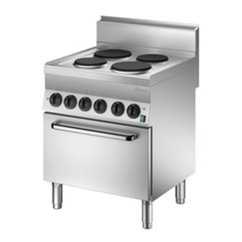  Bartscher Electric stove with electric oven | 4 elements 