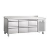 Bartscher Stainless Steel Refrigerated Workbench | 6 drawers | 179x70x85cm