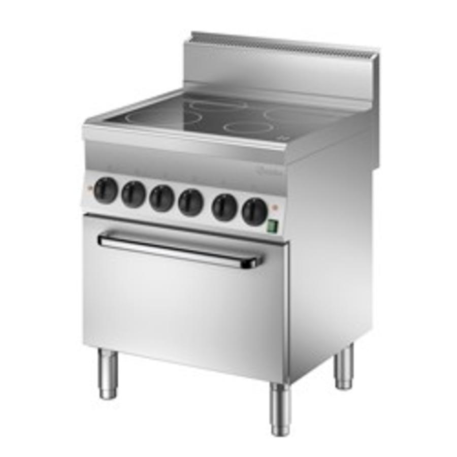Cuisinière en céramique avec four électrique | 4 zones de cuisson
