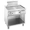 Bartscher Gasplaat Horeca Glad Geribbeld | (B) 800 x (D) 700 x (H) 850mm