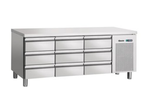  Bartscher Refrigerated workbench Stainless steel | 9 drawers | 179 x 70 85 cm 