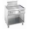 Bartscher Plaque de cuisson à gaz professionnelle | Lisse | (L) 900 x (P) 900 x (H) 850 mm
