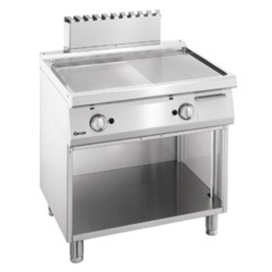 Gasgrillplatte | Glatt gerippt | 90x90x85cm