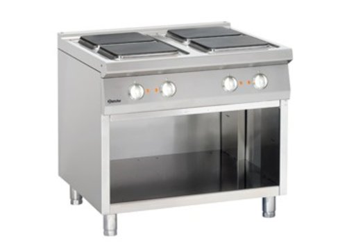  Bartscher plaque de cuisson électrique à fond ouvert | 4 éléments 