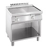 Bartscher Plaque de cuisson pour restaurant | acier inoxydable | 90x90x85cm