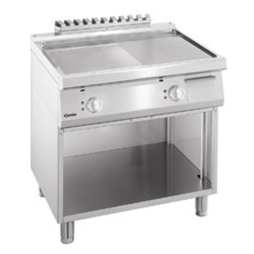  Bartscher Plaque de cuisson pour restaurant | acier inoxydable | 90x90x85cm 
