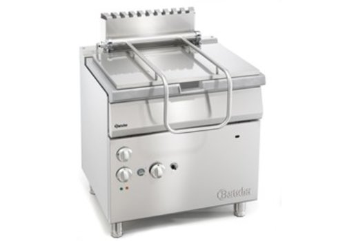  Bartscher Plat à rôtir inclinable | Gaz | 800 x 700 x 850 mm 