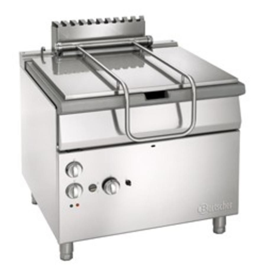 Tilting roasting pan | gas | 85 litres 900 x D 900 x H 850-900 mm