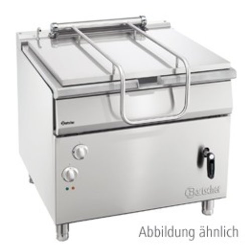  Bartscher Kantelbare braadpan | Gas | 85 liter | 900 x D 900 x H 850-900 mm 