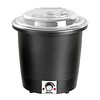 Bartscher marmite à soupe | Noir | 10L | Acier inoxydable