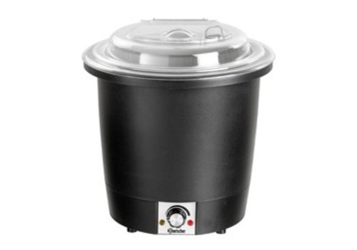  Bartscher marmite à soupe | Noir | 10L | Acier inoxydable 
