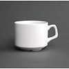 HorecaTraders Lumina stackable cups | 20cl | 6 pieces