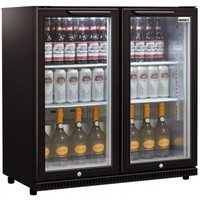 Bar Cooler | Black | 52x87x87 cm | 186L