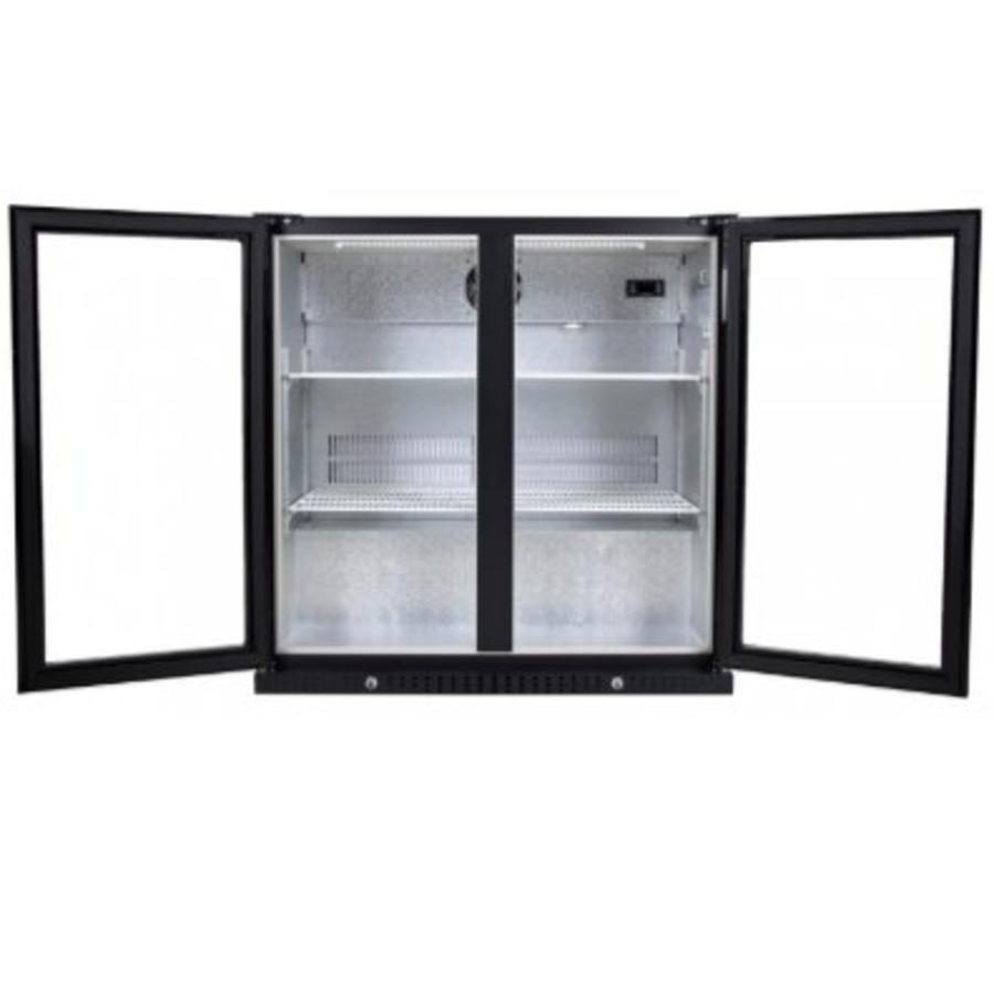 Refroidisseur de bar | Noir | 52x87x87 cm | 186L