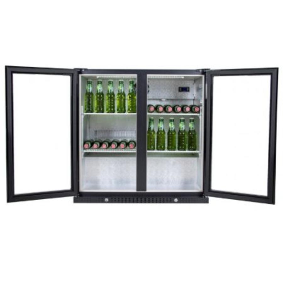 Refroidisseur de bar | Noir | 52x87x87 cm | 186L