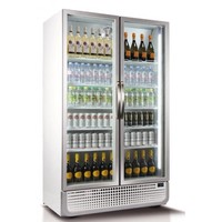 Koelkast met glazen deuren | No-Frost | 4 plateaus | 885 Liter | 720 x 1200 x 1990 mm