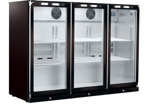  Husky Backbar Cooler | 296L| 3 doors | C3ZZHBLACK - Subzero 