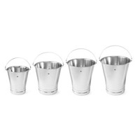 Seaux en acier inoxydable 7 litres | Matériau lourd
