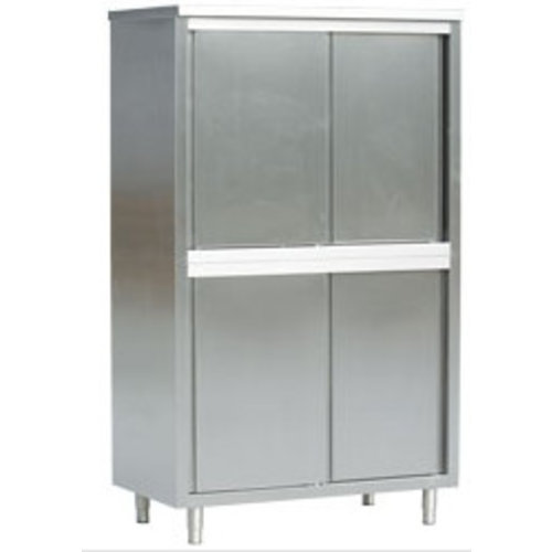  HorecaTraders Storage cabinet with sliding door | 70 cm depth (3 sizes) 